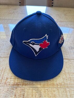 MLB Blue Toronto Blue Jays Interior Logo Fitted Cap